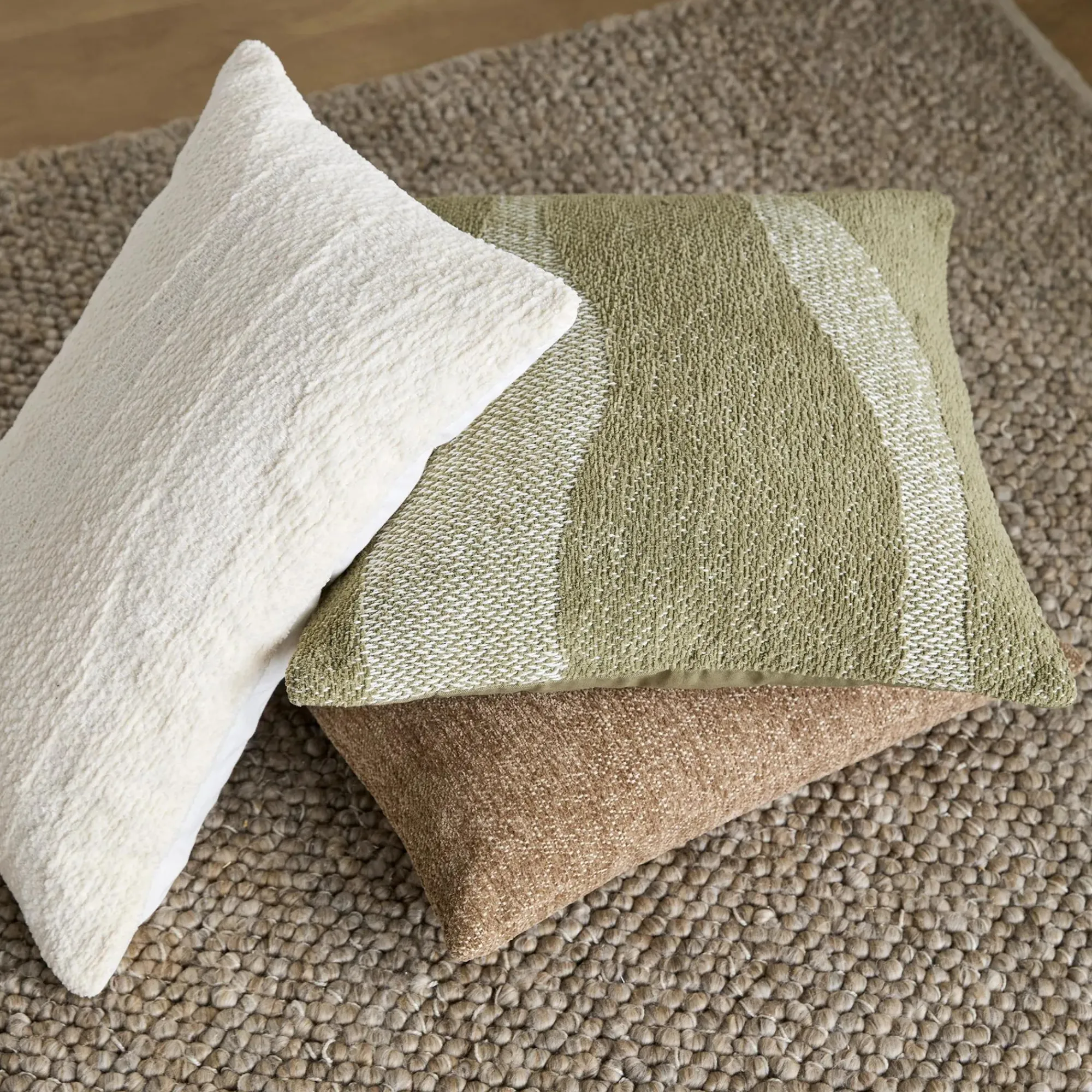 Bouclair Ansley Feather Decorative Throw Pillow* Decorative Throw Pillows