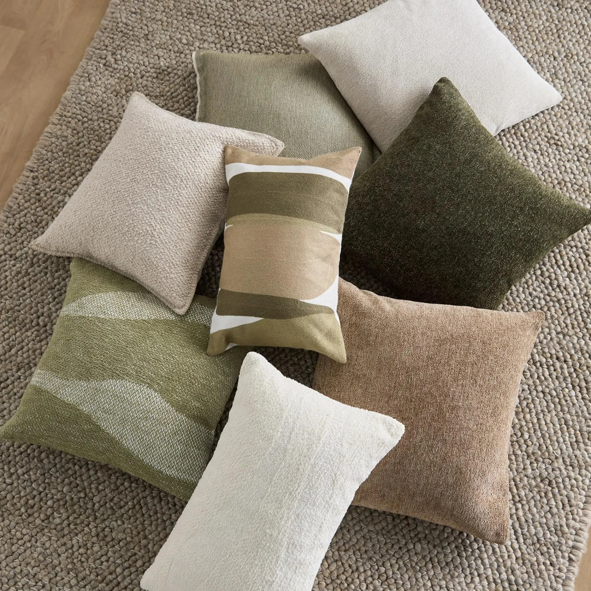 Bouclair Ansley Feather Decorative Throw Pillow* Decorative Throw Pillows