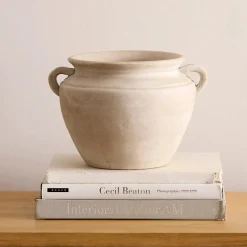 Bouclair Antique bowl with handles* Modern Decorative Vases|Home Decorative Items & Objects