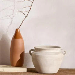 Bouclair Antique bowl with handles* Modern Decorative Vases|Home Decorative Items & Objects