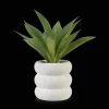 Bouclair Artificial Cast-Iron Plant in White Speckled Pot* Artificial Plants