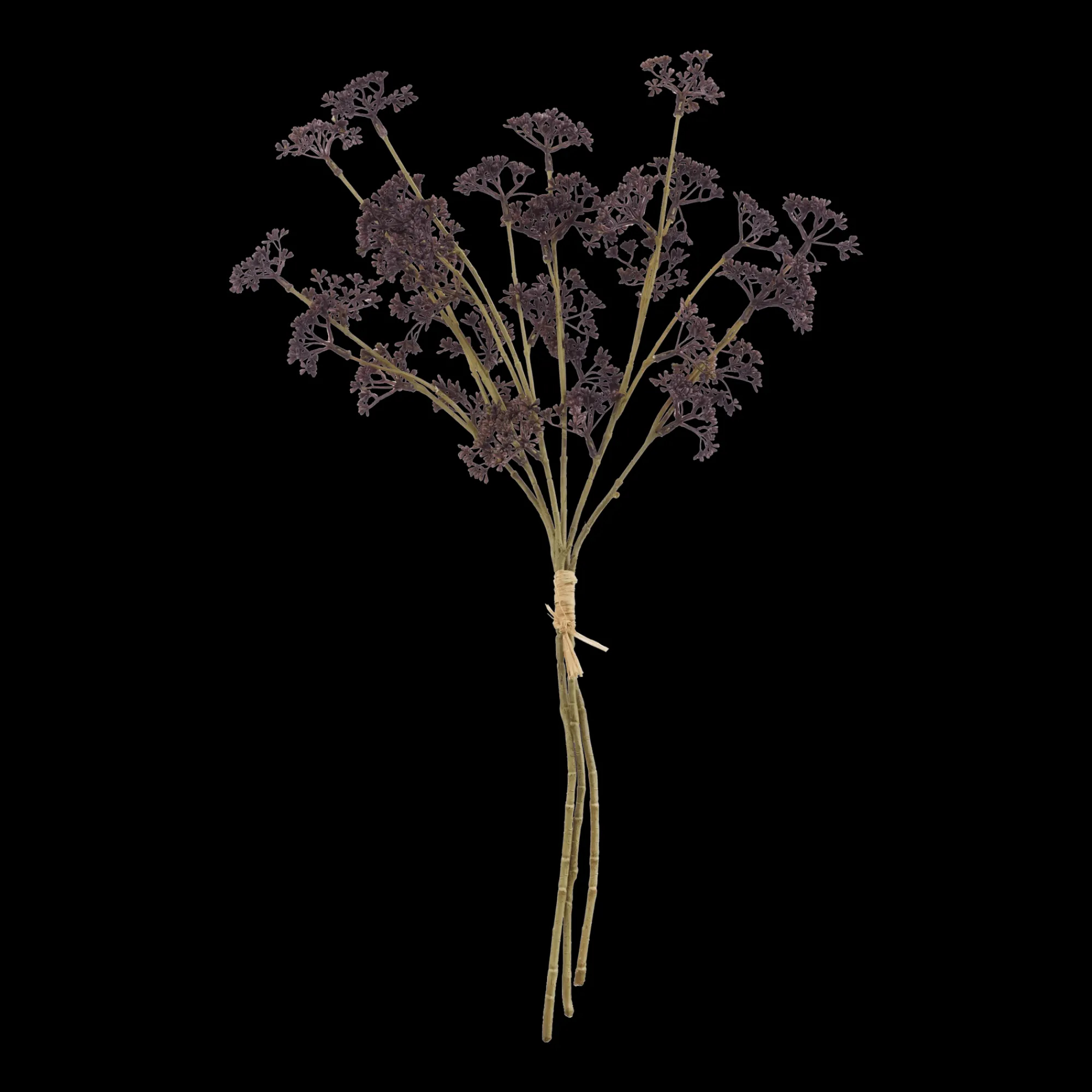 Bouclair Artificial Purple Hemlock Flower* Branches|Artificial Flowers