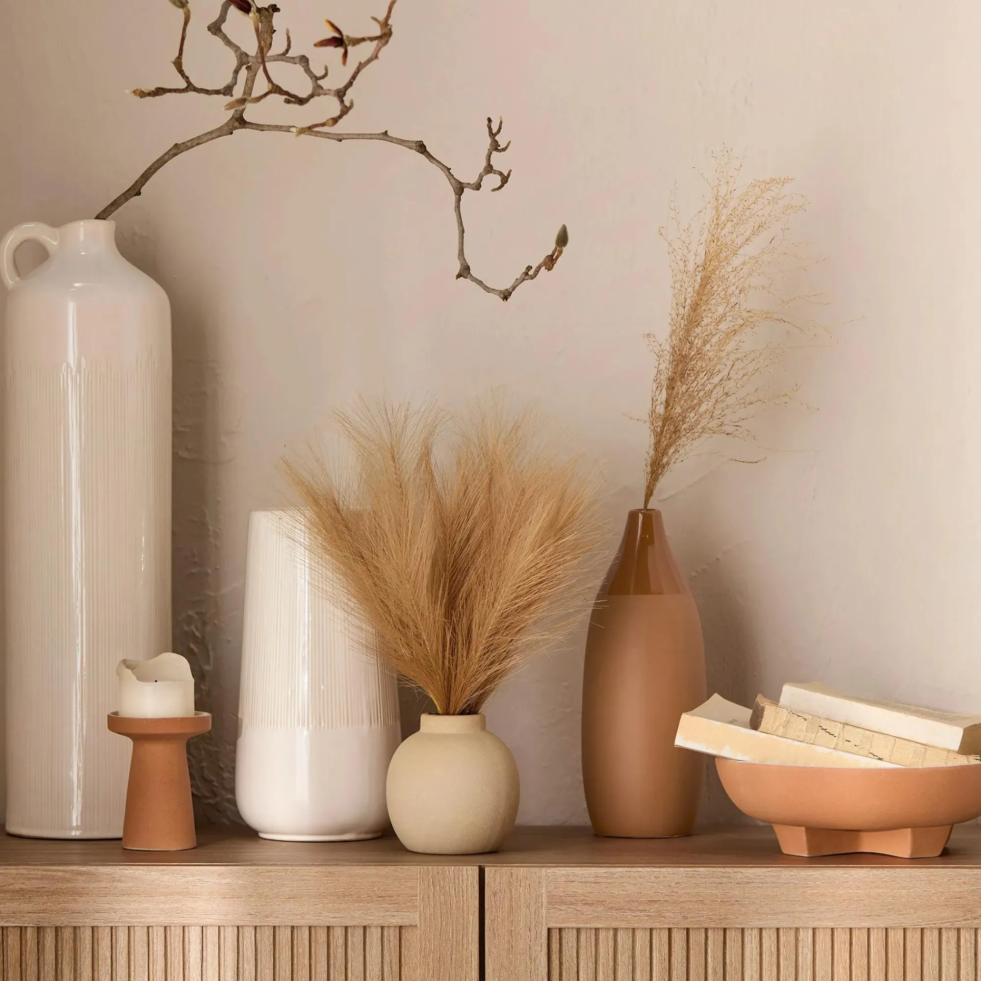 Bouclair Artificial Reed Grass in Ceramic Pot* Artificial Plants