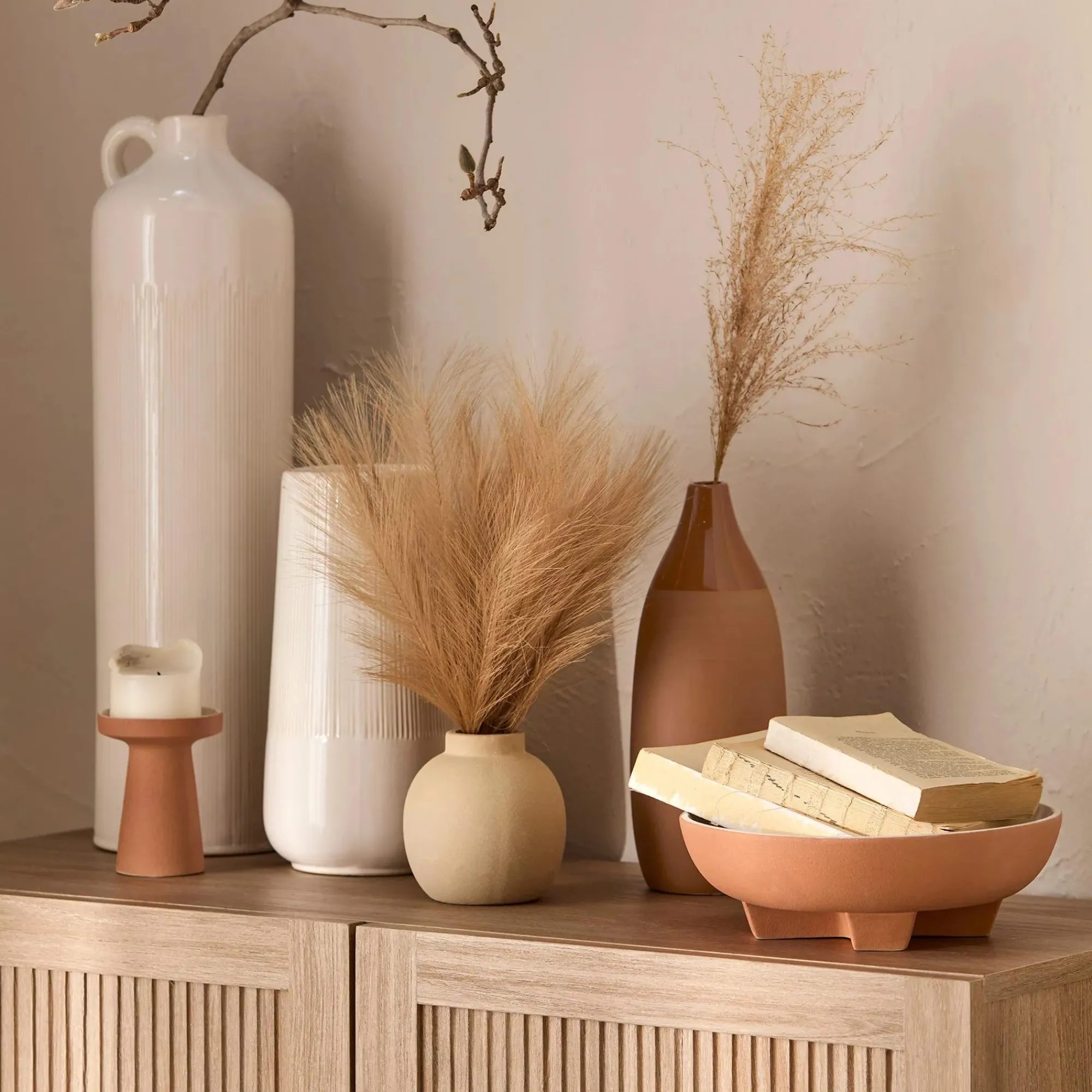 Bouclair Artificial Reed Grass in Ceramic Pot* Artificial Plants