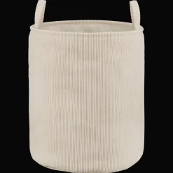 Bouclair Beige Corduroy Hamper* Junior Decorative Accessories