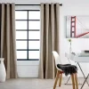 Bouclair Beige Darja Blackout Curtain* Sheer Curtains & Window Sheer Panels|Blackout Window Curtains