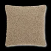 Bouclair Beige Doodle Boucle Decorative Throw Pillow* Decorative Throw Pillows