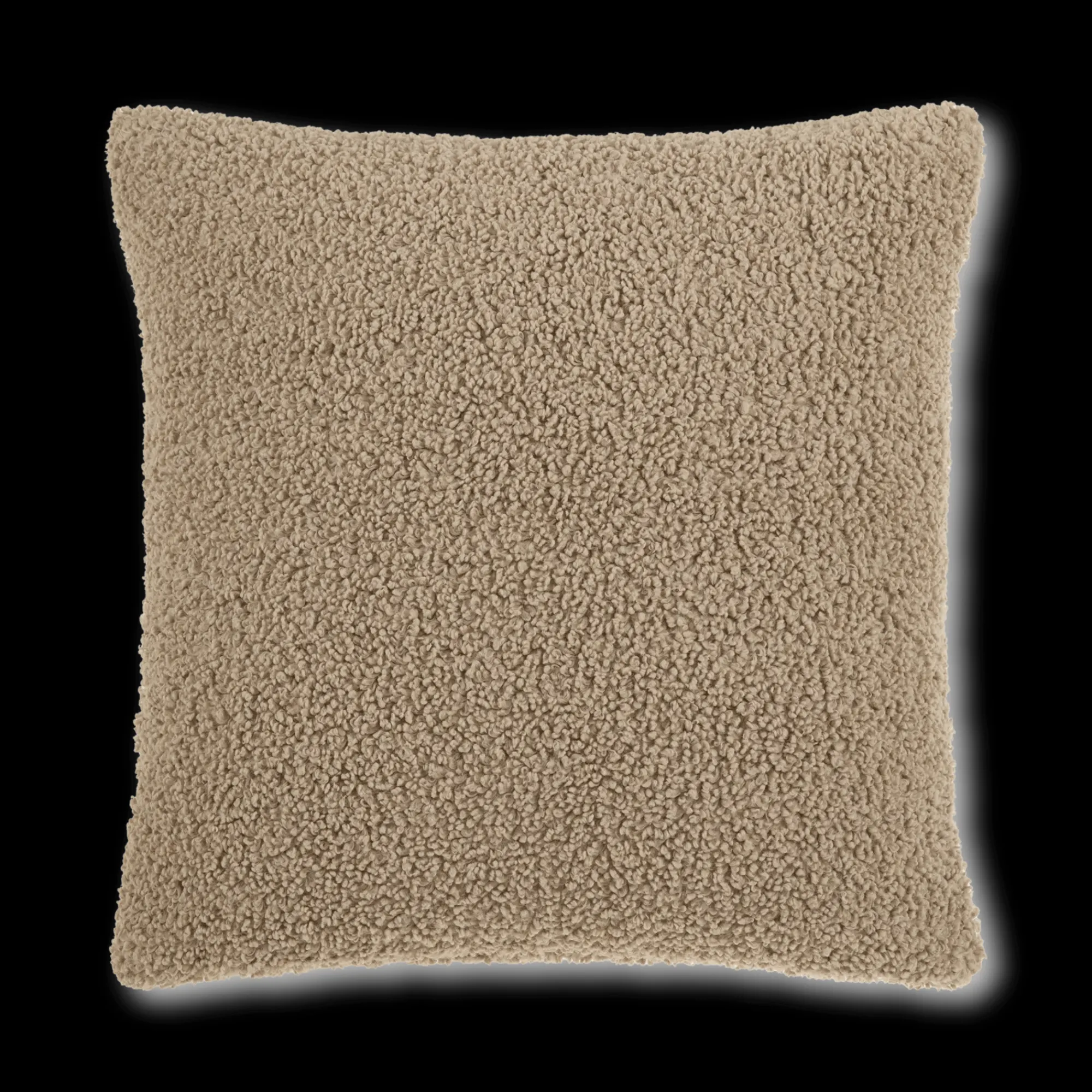 Bouclair Beige Doodle Boucle Decorative Throw Pillow* Decorative Throw Pillows
