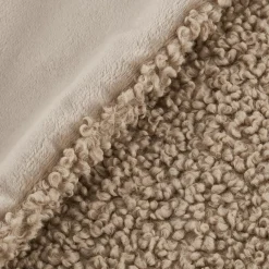 Bouclair Beige Doodle Boucle Throw* Decorative Throws & Blankets
