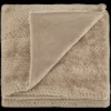 Bouclair Beige Ellyn Faux Fur Throw* Decorative Throws & Blankets