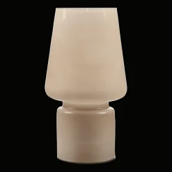 Bouclair Beige Glass Table Lamp* Table Lamps