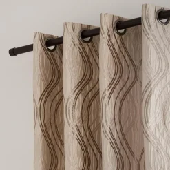 Bouclair Beige Prato Panel Curtain* Sheer Curtains & Window Sheer Panels|Room Darkening & Light Filtering Curtains