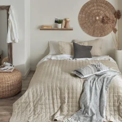 Bouclair Beige Quin Collection - 3-Piece Coverlet Set* Coverlet Sets