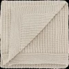 Bouclair Beige Ribba Throw* Decorative Throws & Blankets
