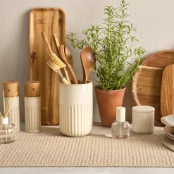 Bouclair Beige Salt Grinder* Dinnerware|Kitchen & Dining Accessories