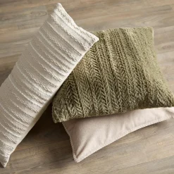 Bouclair Beige Waverly Decorative Pillow* Decorative Throw Pillows