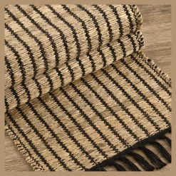Bouclair Black & Natural Table Runner* Dinnerware|Tablecloths & Placemats