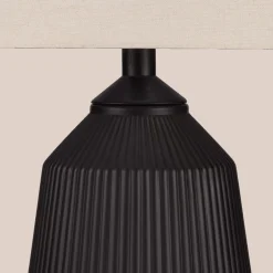 Bouclair Black And White Ceramic Table Lamp* Table Lamps