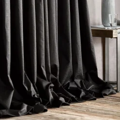 Bouclair Black Artemesia Blackout Curtain* Sheer Curtains & Window Sheer Panels|Blackout Window Curtains