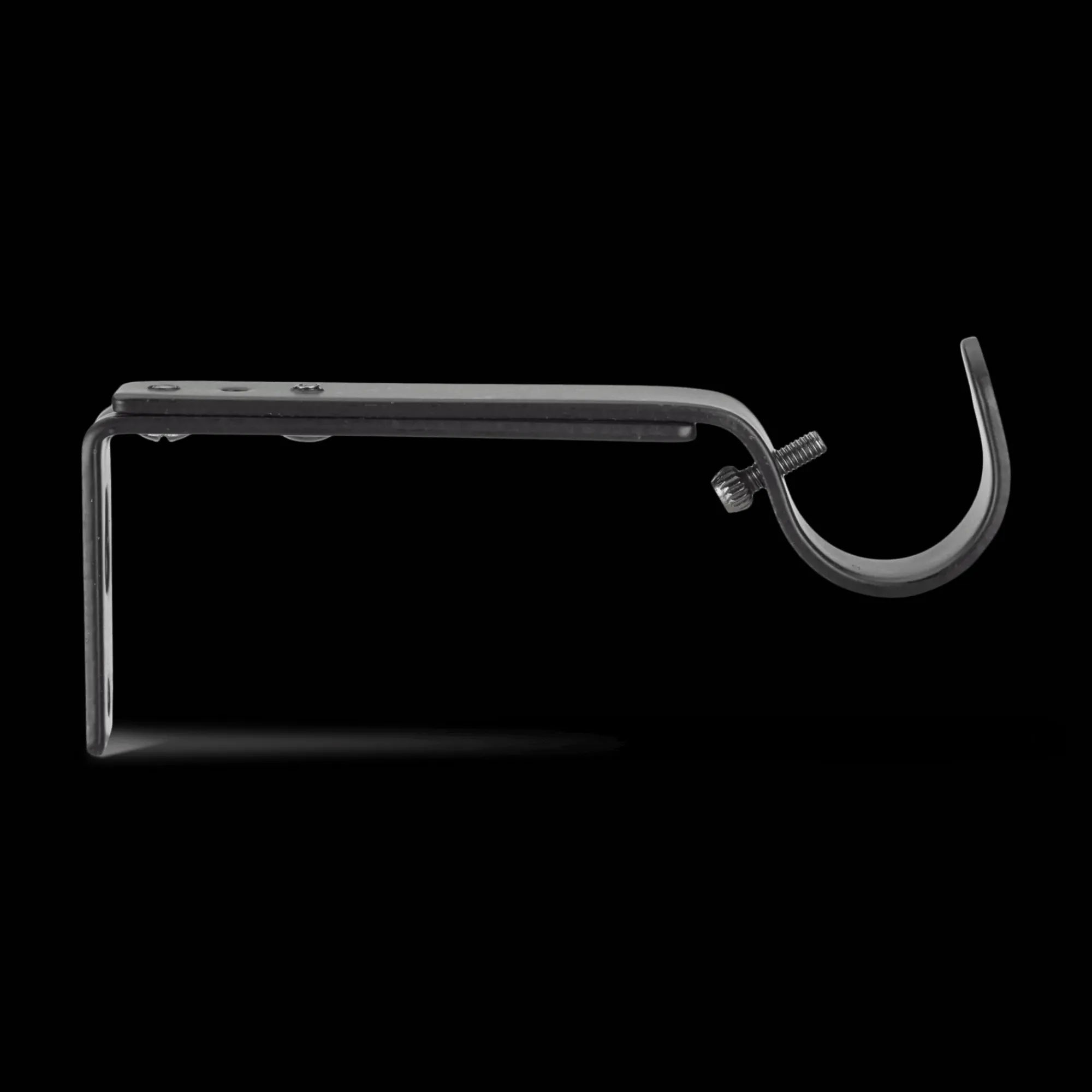 Bouclair Black Brackets* Curtain Rod Set Accessories|Curtain Rods