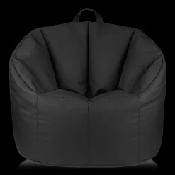Bouclair Black Canvas Bean Bag* Junior Bedroom Furniture