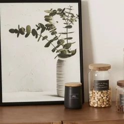 Bouclair Black Ceramic Garlic Container* Dinnerware|Kitchen & Dining Accessories