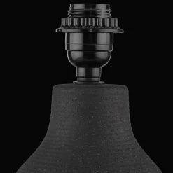 Bouclair Black Ceramic Lamp Base* Lamp Bases