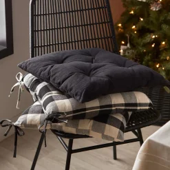 Bouclair Black Chair Pad* Dinnerware|Kitchen & Dining Accessories