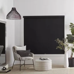 Bouclair Black Chita Cordless Blackout Roller Shade* Window Blinds & Shades