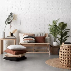 Bouclair Black Clifford Decorative Pillow* Decorative Throw Pillows