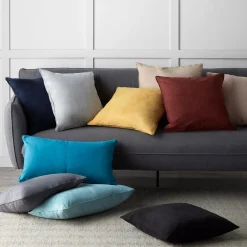 Bouclair Black Clifford Decorative Pillow* Decorative Throw Pillows