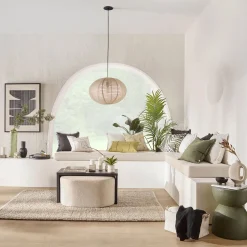 Bouclair Black Coffee Table with Ottoman* Coffee Tables|Coffee Tables & Side Tables