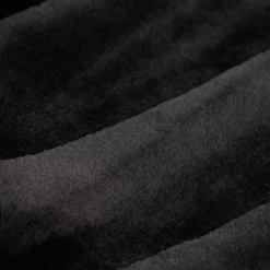 Bouclair Black Cougar Faux Fur Throw* Decorative Throws & Blankets