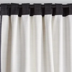 Bouclair Black Dayni Blackout Back-Tab Curtain* Sheer Curtains & Window Sheer Panels|Blackout Window Curtains