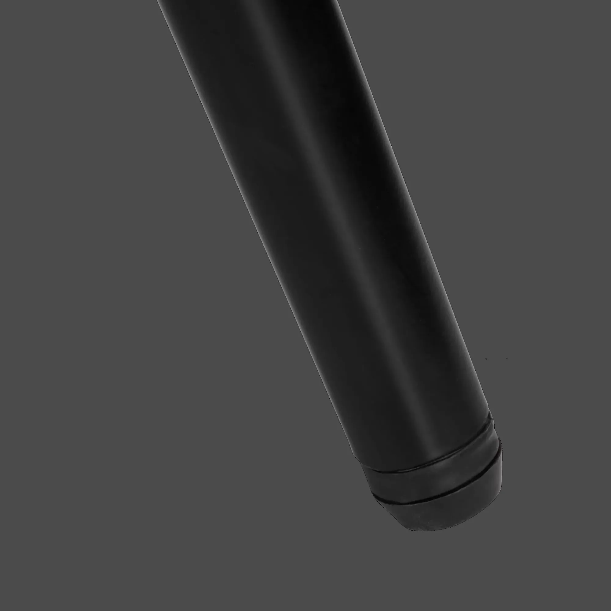 Bouclair Black Faux Leather and Black Metal Chair* Furniture Accessories|Dining Chairs