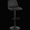 Bouclair Black Faux Leather and Metal Bar Stool* Furniture Accessories|Bar & Counter Stools