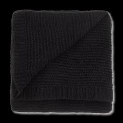 Bouclair Black Lonny Woven Throw* Decorative Throws & Blankets