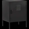 Bouclair Black Metal Locker Side Table* Junior Bedroom Furniture