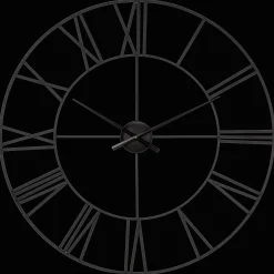 Bouclair Black Metal Wall Clock* Wall Decorations