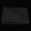 Bouclair Black Ribbed Bath Towel* Bath Towels