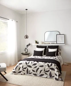 Bouclair Black Side Table with Ottoman* Side Tables|Coffee Tables & Side Tables