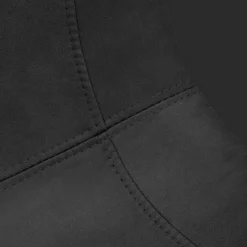 Bouclair Black Textured Faux Leather and Metal Dining Chair* Furniture Accessories|Dining Chairs