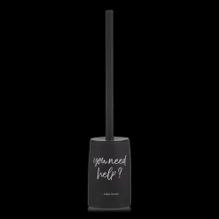 Bouclair Black Toilet Brush With French Typography* Bathroom Accessories