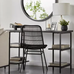 Bouclair Black Tray & Natural Tray On Stand* Home Decorative Items & Objects