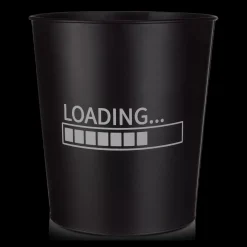 Bouclair Black Waste Bin with Game Loading Print* Junior Decorative Accessories
