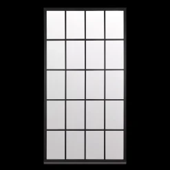 Bouclair Black Windowpane Mirror* Mirrors