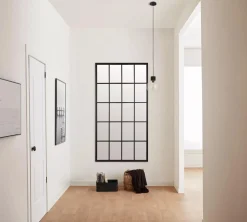 Bouclair Black Windowpane Mirror* Mirrors