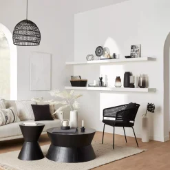 Bouclair Black Wood Raised Tray* Home Decorative Items & Objects