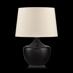 Bouclair Black Wood Table Lamp* Table Lamps