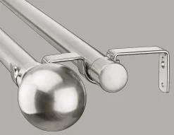 Bouclair Blackout Curtains Double Rod Set - Diameter 25/28 mm* Curtain Rods